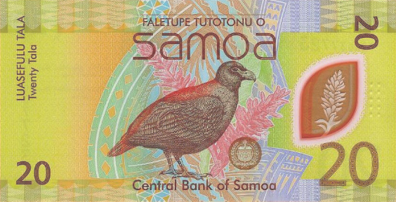 (884) ** PNew (PN49) Samoa - 20 Tala (ND (2023) (REPLACEMENT)